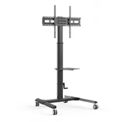 EFB ICA-TR228 TV Trolley für LCD LED TV 32-70”, schwarz, mit Ablage ICATR228