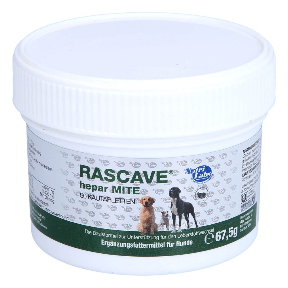 Nutrilabs GmbH Rascave Hepar Mite Kautabletten für Hunde 17834991