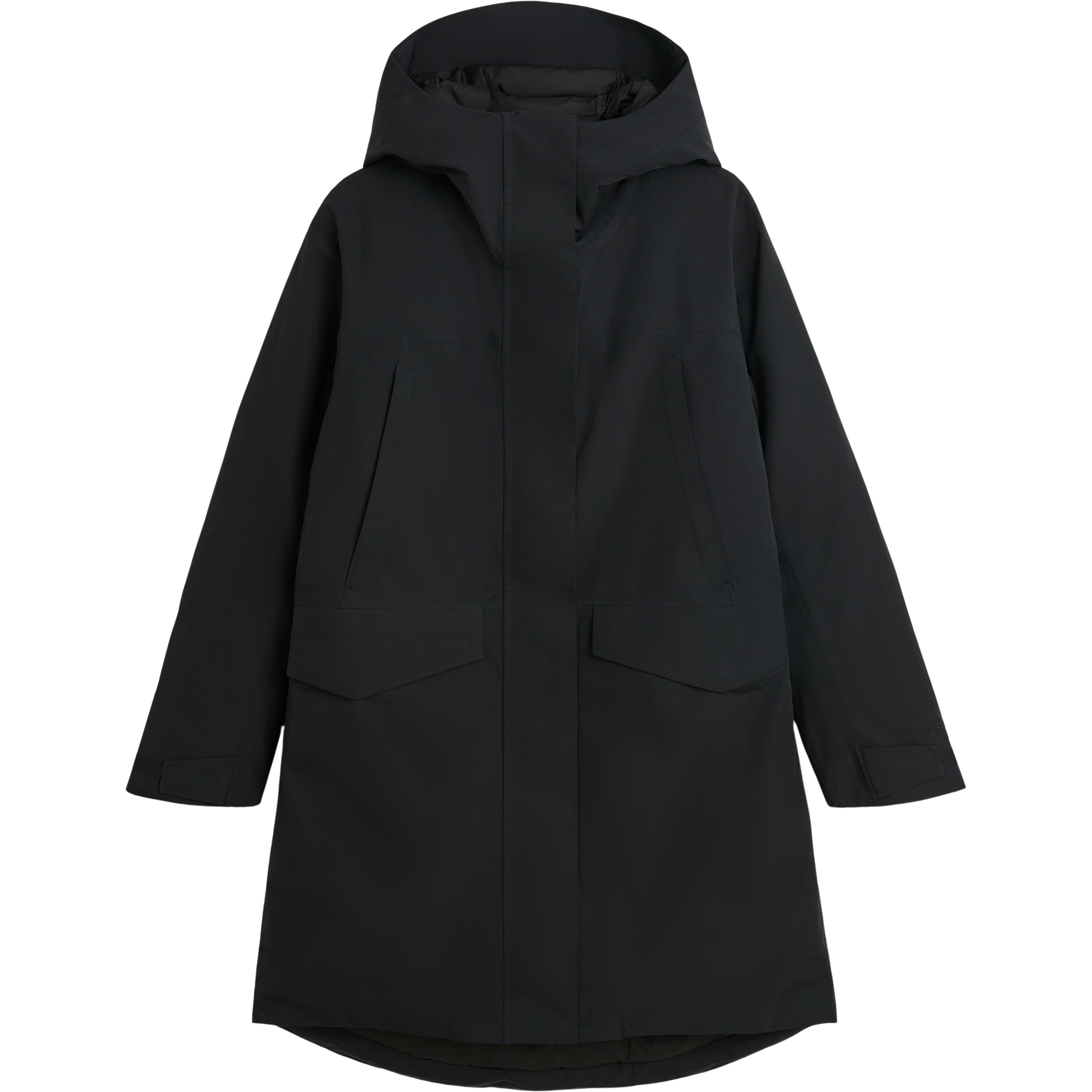 Tretorn Haze Insulated Parka Damen Winterjacke schwarz Größe M Lifestyle Winddicht Wasserabweisend