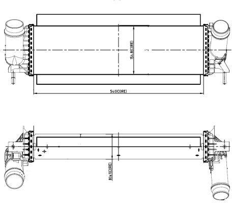 Nrf Ladeluftkühler 309061 Für Renault