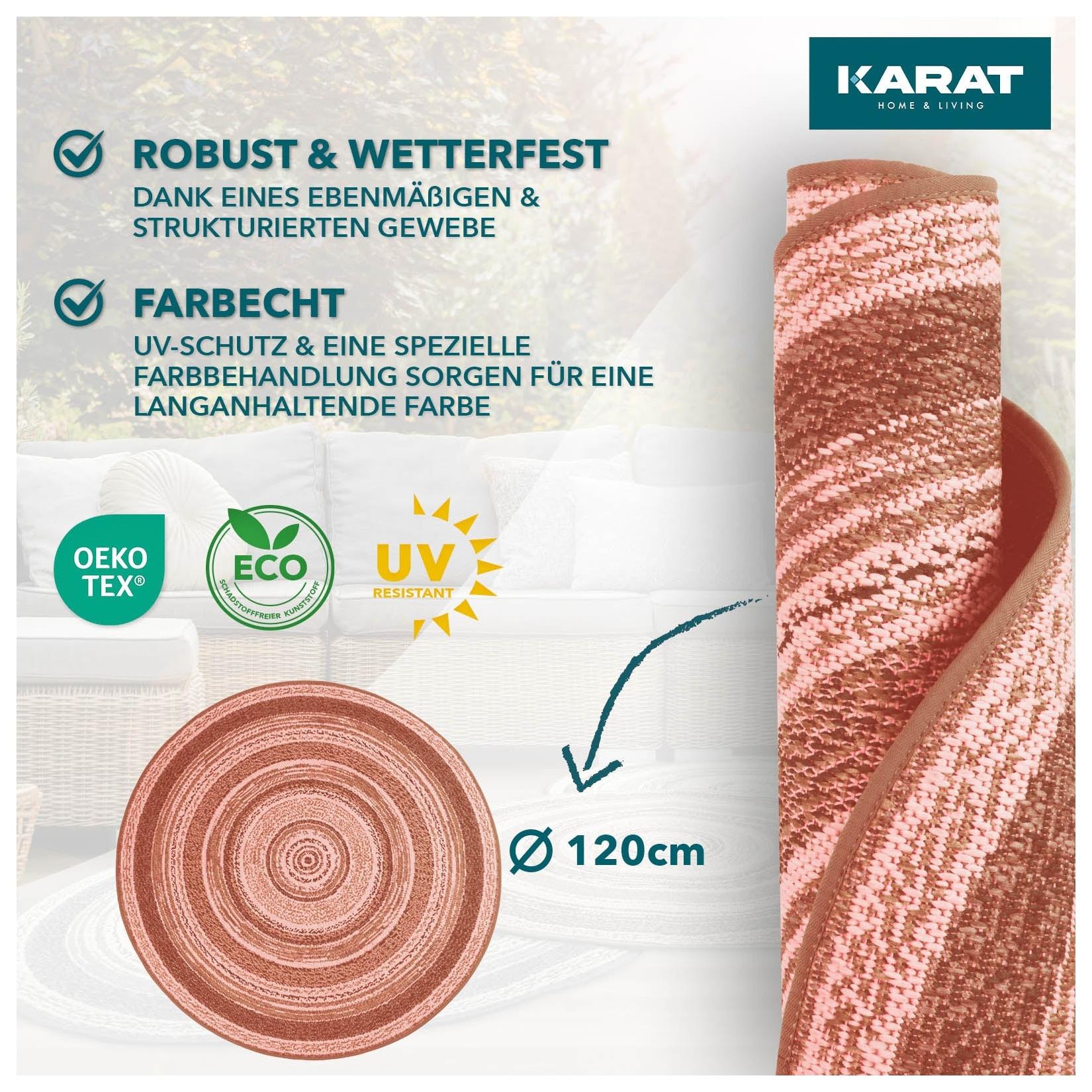 Karat Outdoorteppich Zoe Terra