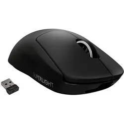 Logitech G Pro X Superlight (Kabellos), Maus, Schwarz