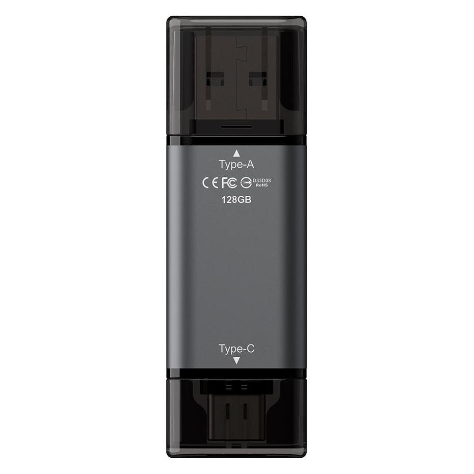 Team Group Stick Team X1 64GB USB 3.0 dual drive (64 GB, USB-A, USB-C) (TX1364GC01)
