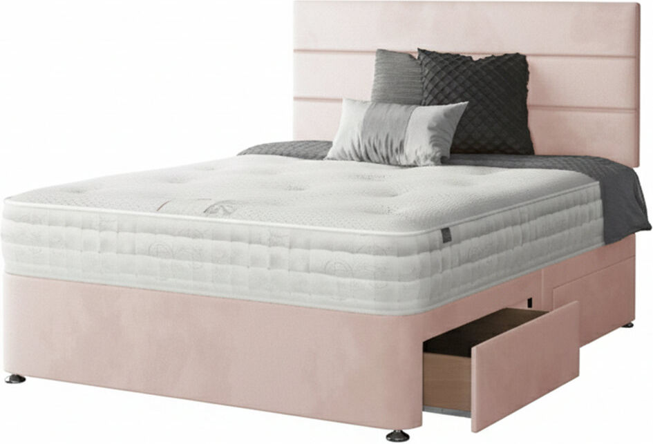 17 Stories Hayder Upholstered Bed Pink Single (3')
