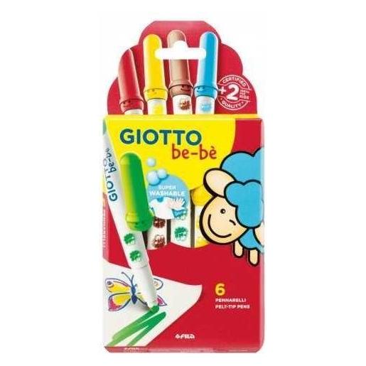 Giotto Supermarker 6 Farben Bebe (6x) (498313)