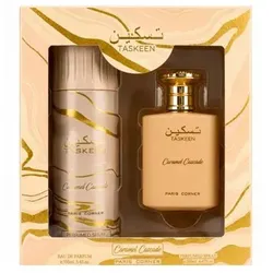 Paris Corner Taskeen Caramel Cascade Edp Spray 100ml Sets Desodorante Spray 200ml
