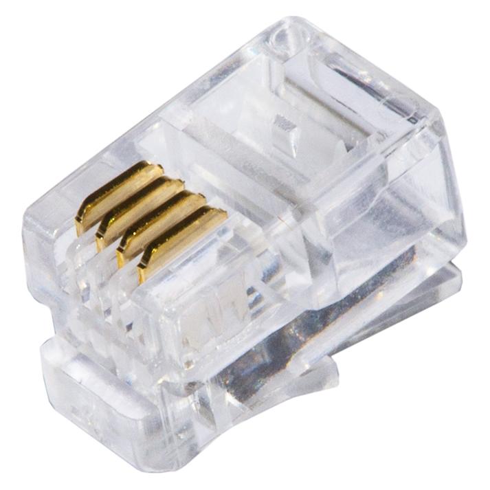 Link Packung mit 100 Telefonsteckern (LKPL44)