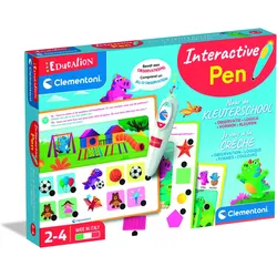 Clementoni Education - Interaktiver Stift für den Kindergarten (Französisch, Niederländisch, 2 - 4 Jahre)