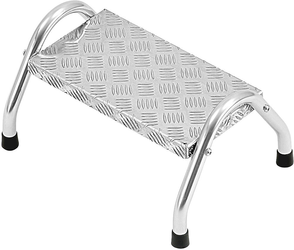 Stahlrohr-Tritt, Standard, 1 Stufe, verzinkt eurokraft pro