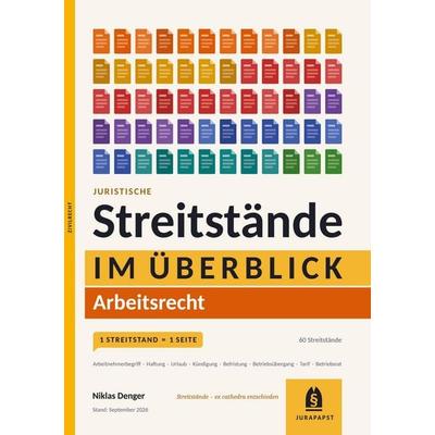 Streitstände Arbeitsrecht im Überblick, Taschenbuch von Benjamin Niklas Denger, Tredition, 978-3-567-03211-0
