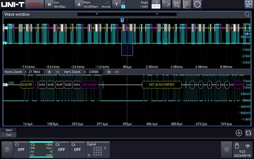 Uni-T MSO3000HD-CAN Mess-Software Upgrade