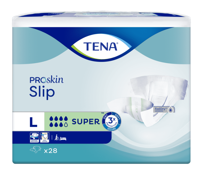 Tena Proskin Slip Super Large - 6 paquets de 28 protections