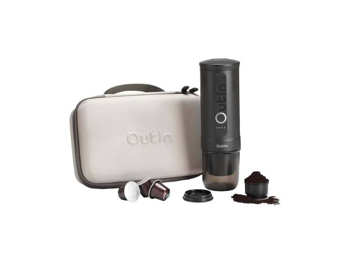 Outin Espresso-Geschenkset für Reisende Space Gray