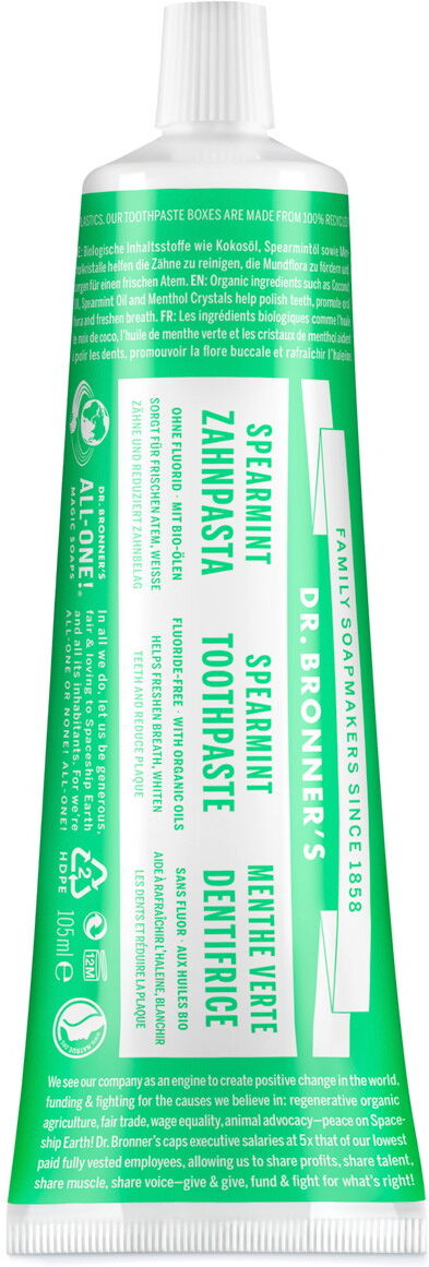 105ml DR. BRONNER'S ZAHNPASTA Speamint