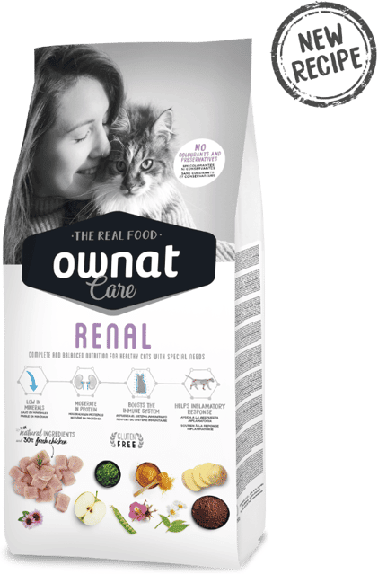 Ownat Care Renal Ração Gato 3 Kg