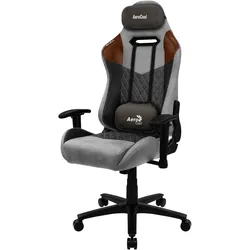 AeroCool AC280 Duke Alcantara style, Gaming Stuhl, Grau
