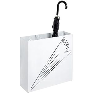 Haku-Möbel Schirmständer 22368, weiß, Höhe 48 cm, Metall