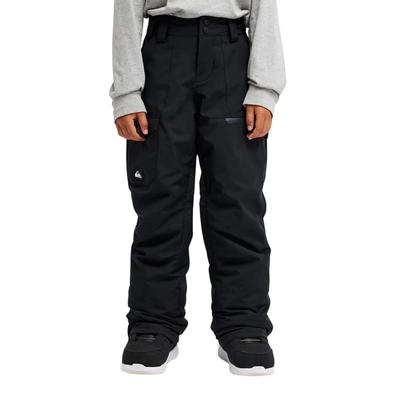 Snowboardhose QUIKSILVER "Utility 20K", Kinder, Gr. 12, Normalgrößen, schwarz, Obermaterial: 100% Polyester., Hosen