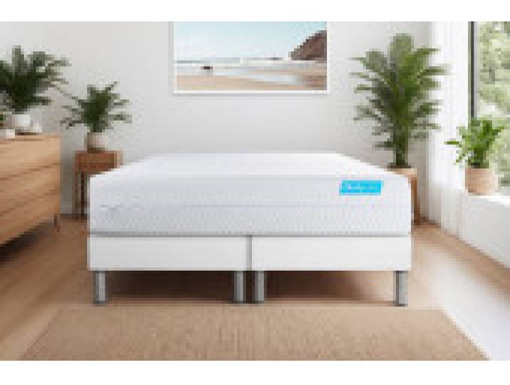 Sommeil de plomb - Matelas 160 x 200 - Confort : - Sommier Coffre Velours