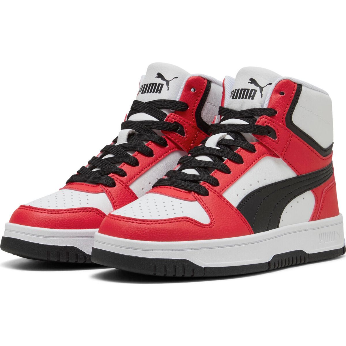 Puma Rebound Slam Mid Jr puma red-puma black-puma white (04) 4 408800-04-4