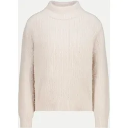 Struktur-Strickpullover Beige 40