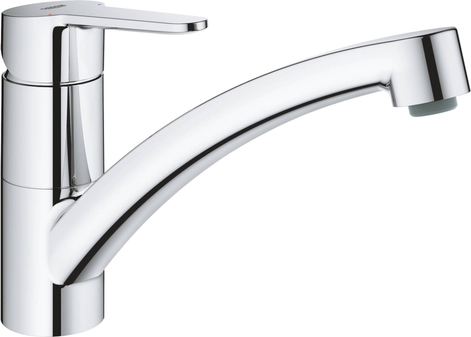 Grohe Start Eco keukenkraan met platte draaibare uitloop, chroom
