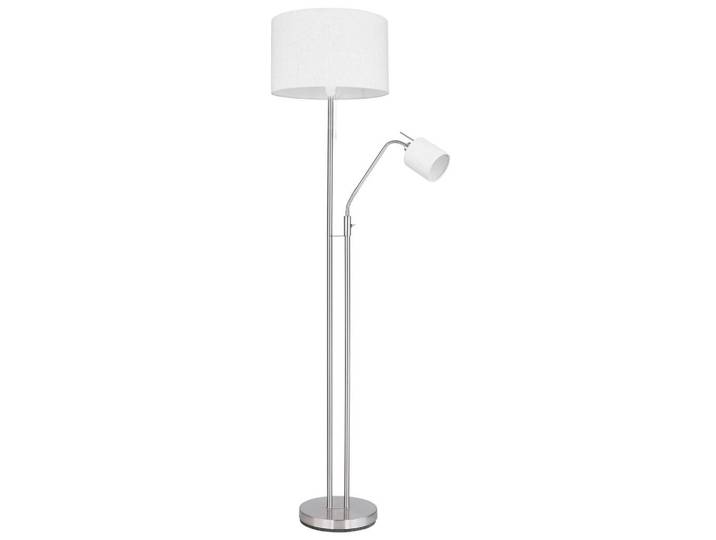 Globo Stehleuchte Ava, Nickelfarben, 175 cm, CE, Farbwechsler, Wippschalter, Lampen & Leuchten, Innenbeleuchtung, Stehlampen, Stehlampen