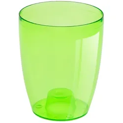 Prosperplast - Orchideenpflanztopf aus Kunststoff Coubi Orchid in transparent Grün 13,2 x 13,2 x 16 cm