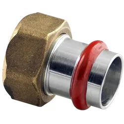 C-Stahl Pressfitting V Kontur - halbe Verschraubung (IG) (Ausführung: 22 - 1''IG)