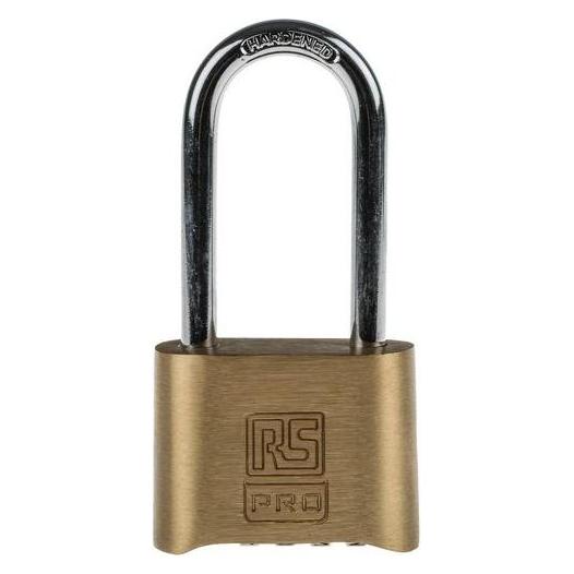 RS PRO Corrosion Resistant Combination Padlock (7816026)