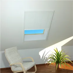Sonnenschutz-Dachfenster-Plissee 110x160 cm in Weiß
