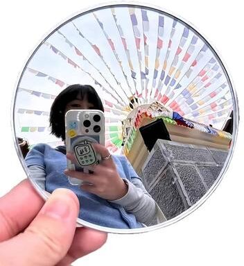 Fusion Finds Portable Selfie Mirror For Phone Camera Photography & Vlogging Travel Accessory 1pc