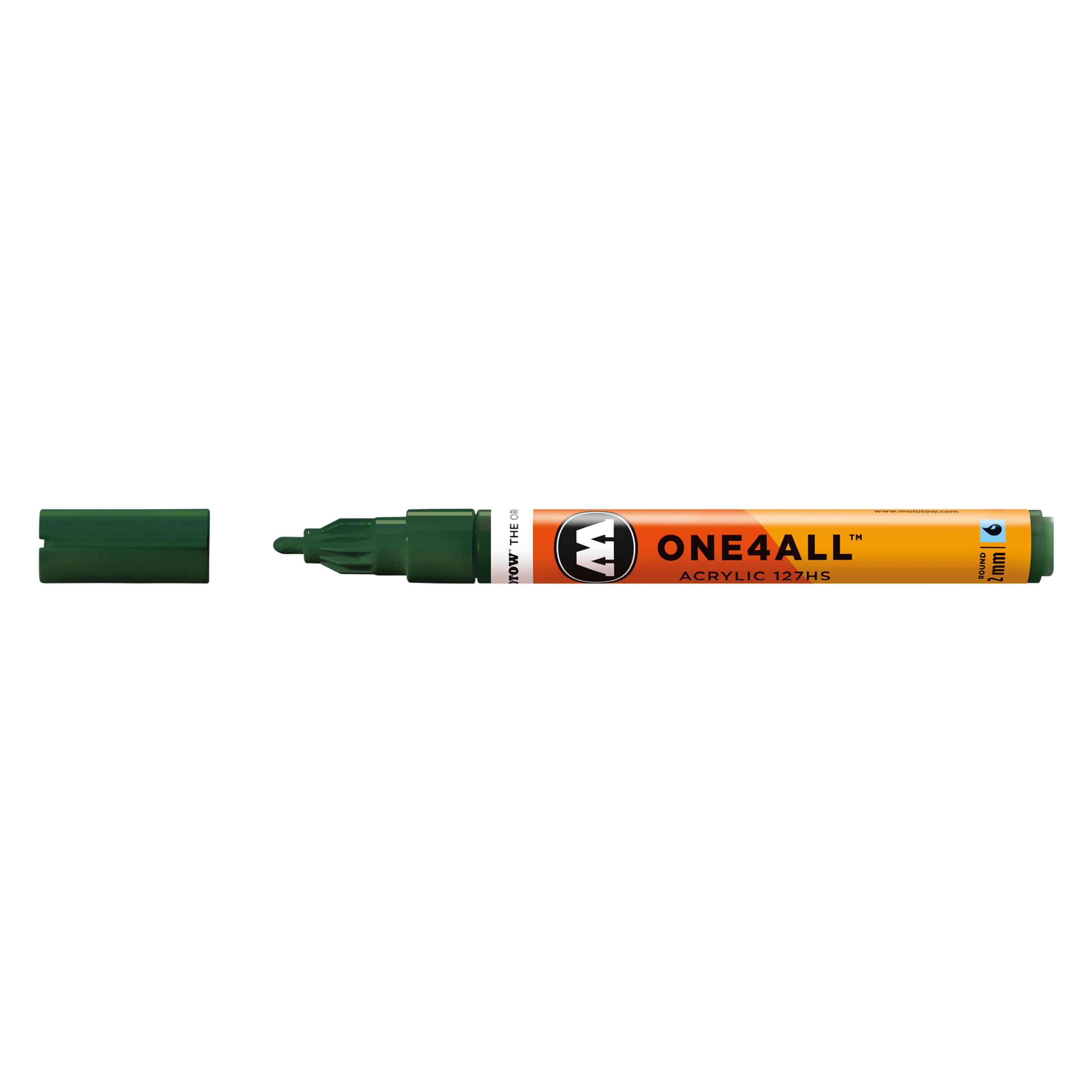 Molotow Permanentmarker One4All 127 HS nachfüllbar 2mm future green (1x) (MO127222)