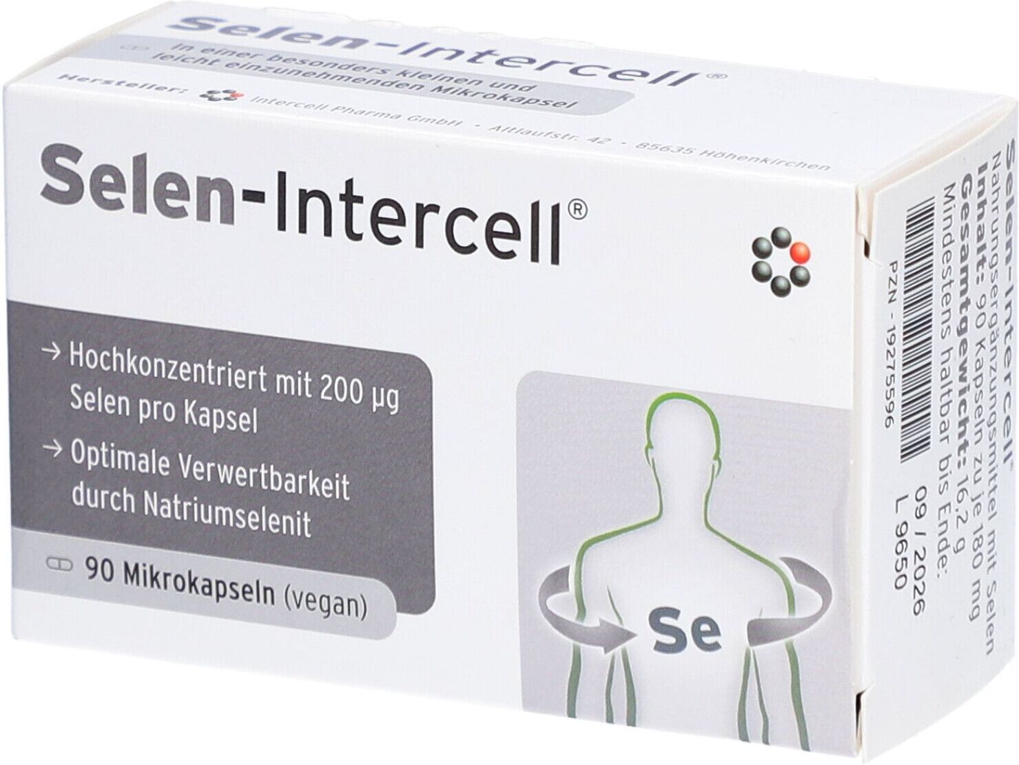 INTERCELL Pharma Selen-Intercell Kapseln 90 St