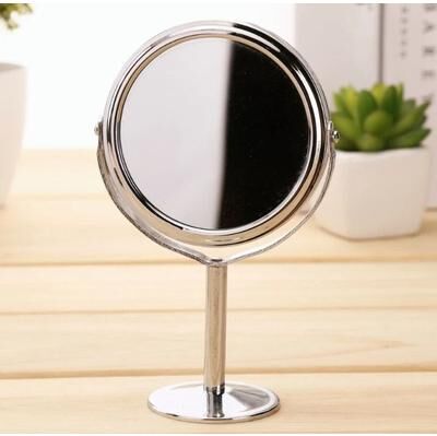All Categories Goods Double Sided Makeup Mirror With 360 Rotating Stand And 2x Magnifying View Double Sided Makeup Mirror With 360 Rotating Stand And 2x Magnifying View