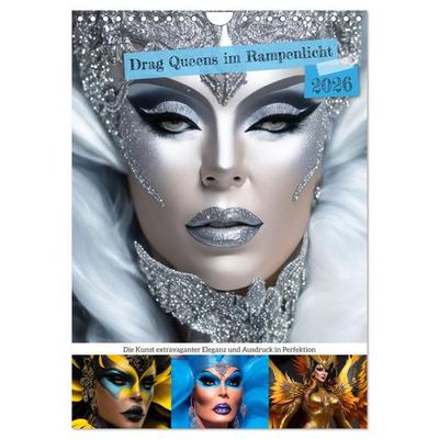 Drag Queens im Rampenlicht (Wandkalender 2026 DIN A4 hoch), CALVENDO Monatskalender