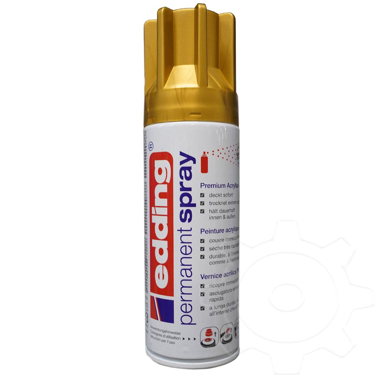 edding 5200 Acrylspray Sprühfarbe reichgold matt