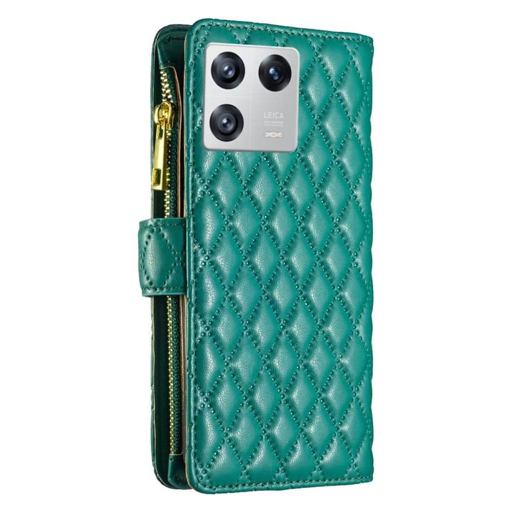 Binfen Color Xiaomi 13 - BINFEN Brieftaschen Hülle grün (Xiaomi 13) (660122474C)