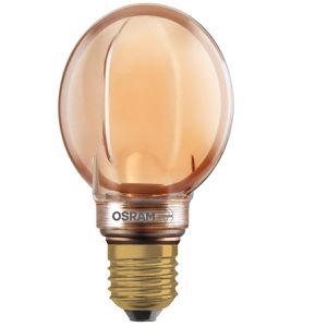 OSRAM LED-Lampe Vintage 1906 Globe 80, E27, 4W ersetzt 22W, warmweiß