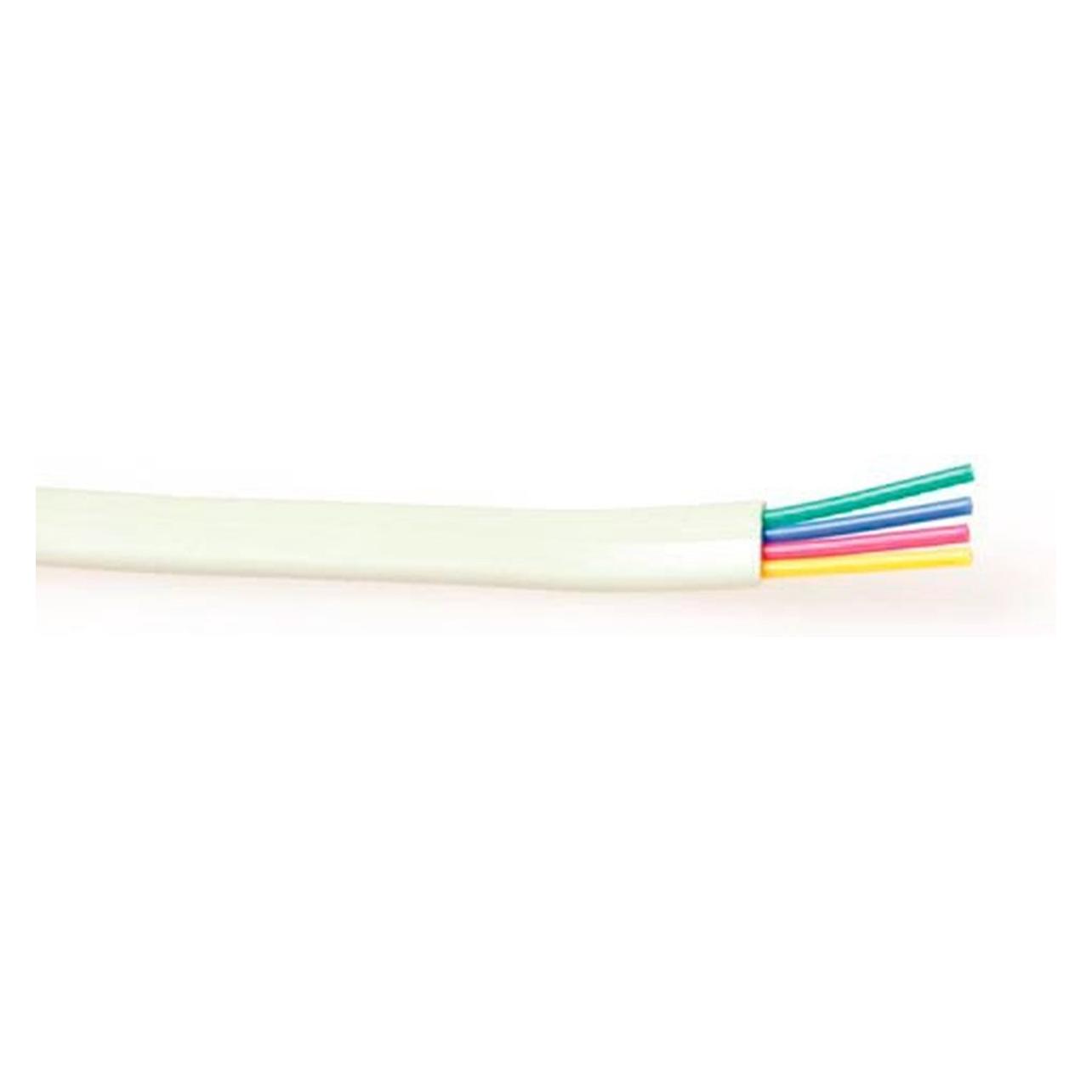 ACT Modular flatcable 6 conductors white. Conductors: 6 Modular cable 6c white 100m (100 m) (TD606W)