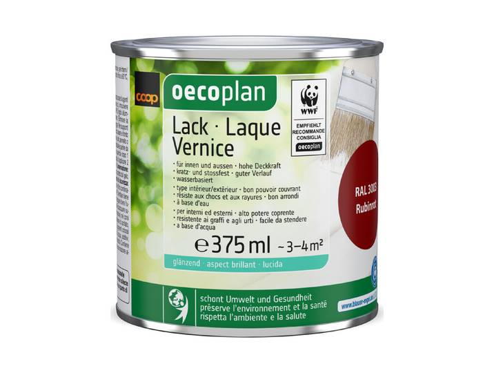 Oecoplan Lack glänzend Rubinrot 375ml