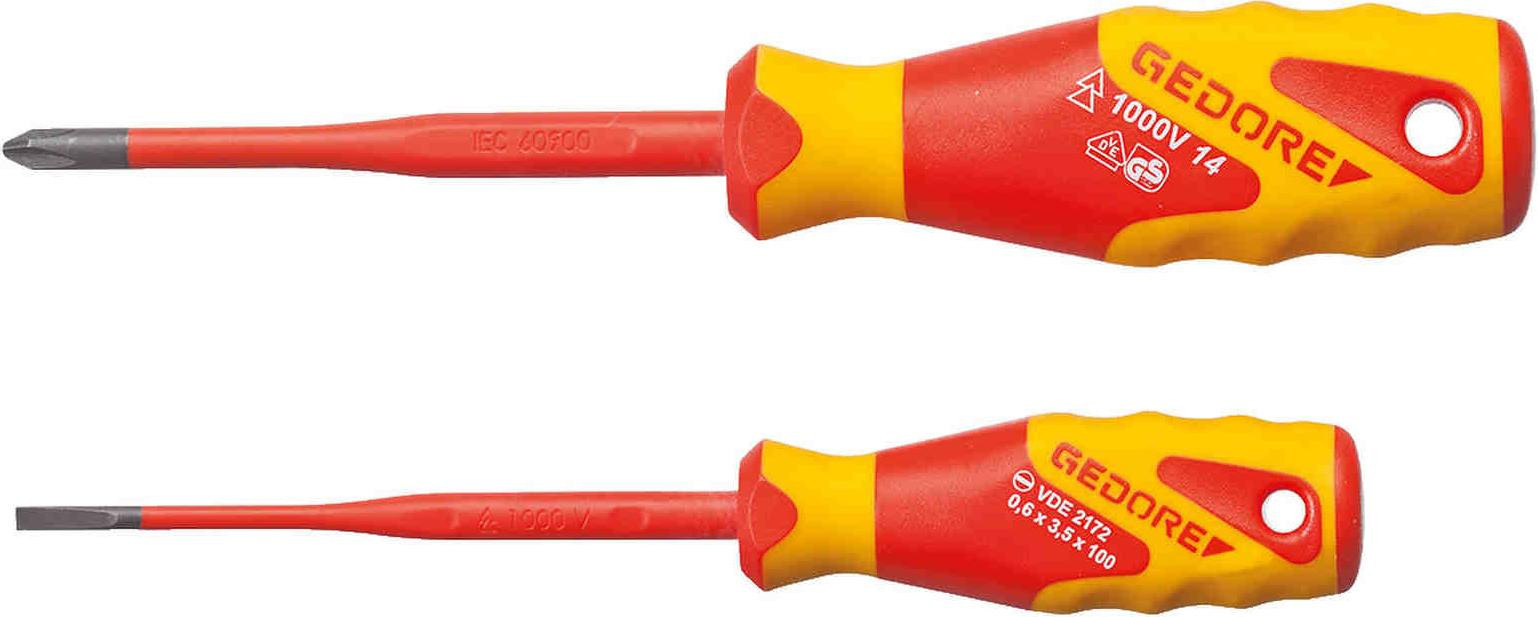 Gedore VDE Slim Drive PH-02 schroevendraaierset, 2-delig