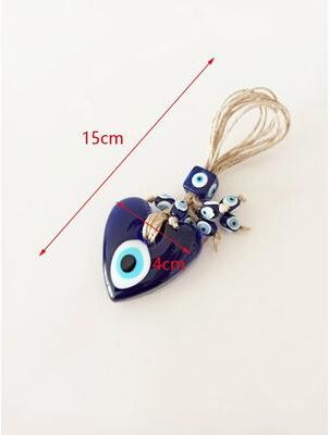 Inspired Living Handwoven Evil Eye Wall Hanging Nazar Protection Decor 18