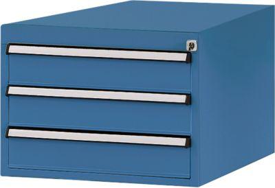 Manuflex Schubladen-Unterbau, für T 800 mm, brillantblau