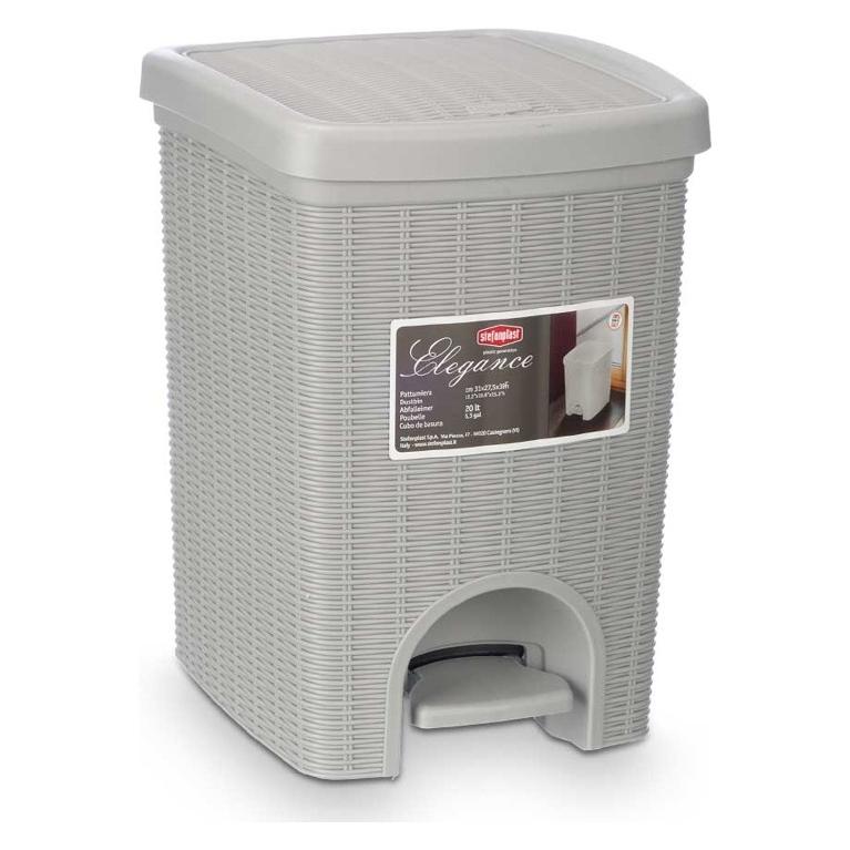 Kerbl Stefanplast Elegance Rattan Abfalleimer 20 Liter (20 l) (41459172)