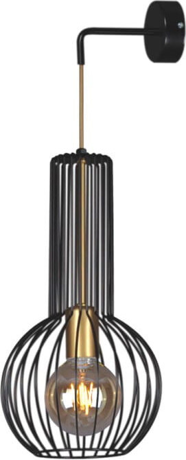Moderne zwarte wandlamp Kaja ARVI BLACK K-4523