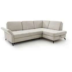 sit & more Ecksofa Westham Stoff Nature