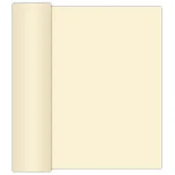 Ava 40cm Papiertischläufer 6m Rolle Stoffähnliches Tischband Champagner
