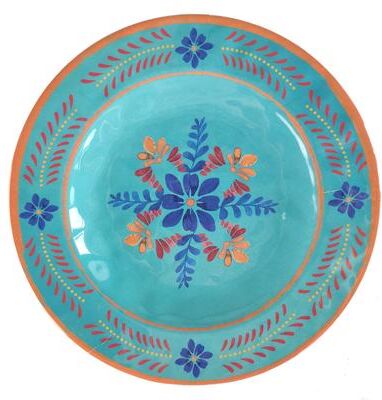 HiEnd Accents Bonita Melamine Collection Salad Plate, 4 PC