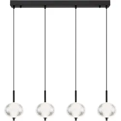 Globo, Pendelleuchte, Hängeleuchte Metall Schwarz Matt, 1xled (2900 lm)